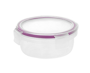 Image showing Round plastic container