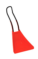 Image showing red snow shovel