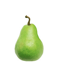 Image showing Ripe pear isolated on white background