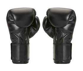 Image showing par boxing gloves on a white background.