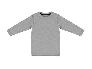 Image showing Gray sweater isolated