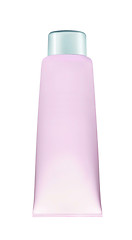 Image showing Light purple cosmetic cream tube