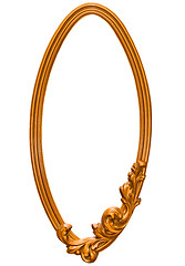 Image showing Golden antique frame 
