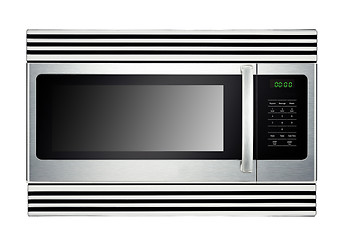 Image showing microwave oven isolated