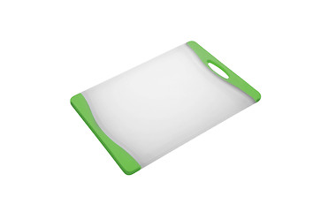 Image showing Plastic cutting board isolated