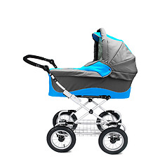 Image showing modern pram isolated