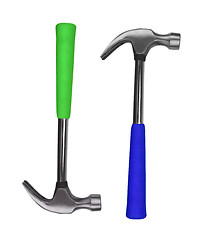 Image showing hammers on white background