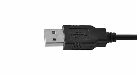 Image showing USB cable isolated on white 