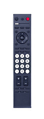 Image showing TV remote control isolated