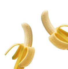 Image showing Open bananas isolated