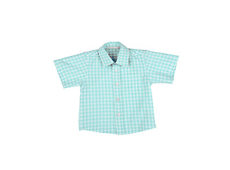 Image showing Man's cotton plaid shirt