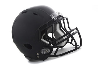 Image showing Black Football Helmet on white