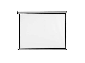 Image showing White blackboard