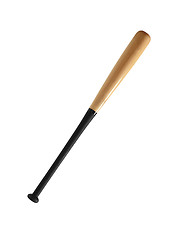 Image showing Baseball bat isolated on white background