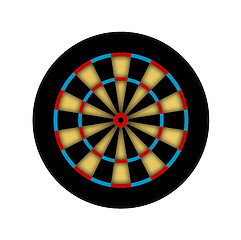 Image showing Dart board