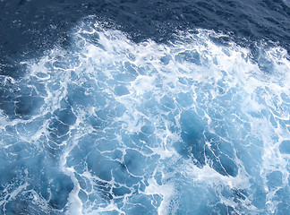 Image showing Nice blue water texture