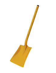 Image showing yellow shovel