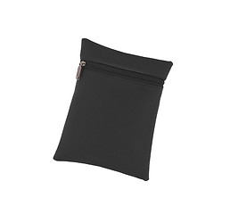 Image showing Women's black leather bag