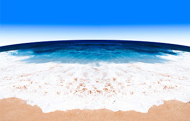 Image showing sand of beach sea background