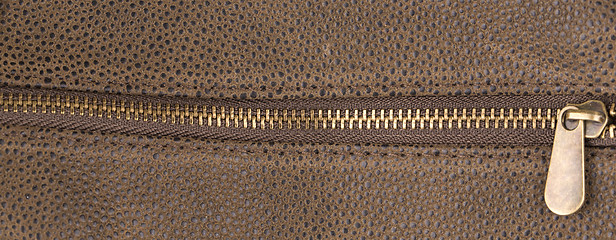 Image showing Brown leather texture 