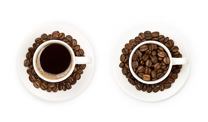 Image showing two coffee cups