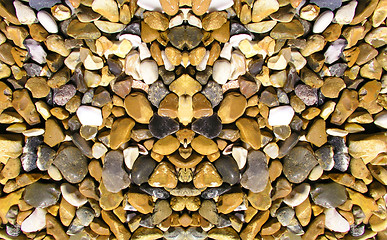 Image showing Pebbles on the beach texture