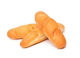 Image showing hot dog bread, isolated on white background