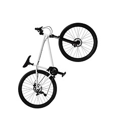 Image showing mountain bike isolated on white background