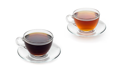 Image showing Two Cups of  tea