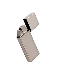 Image showing Silver metal lighter isolated on white