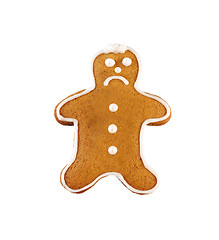 Image showing sad gingerbread man