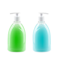 Image showing two bottles of liquid soap