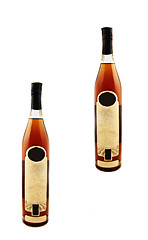Image showing Cognac bottles isolated