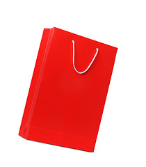 Image showing Red shopping bag