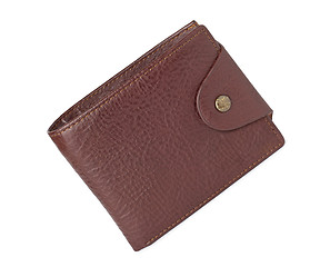 Image showing leather wallet against white background