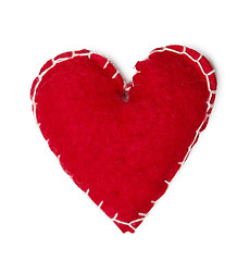 Image showing Red Heart Christmas Decoration