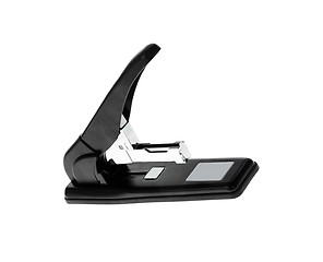 Image showing Black professional stapler isolated