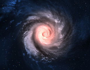 Image showing Incredibly beautiful spiral galaxy