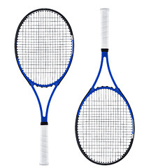 Image showing Tennis rackets, isolated on white