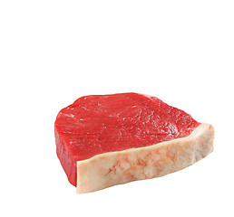 Image showing fresh meat isolated on white background