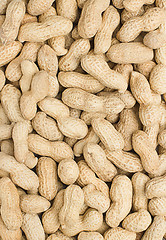 Image showing close-up of some peanuts. background