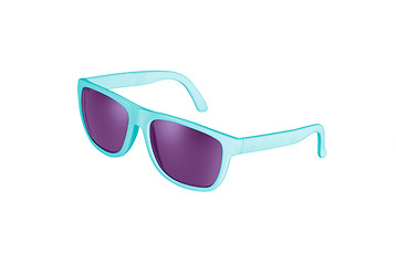 Image showing blue sunglasses