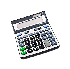 Image showing calculator isolated