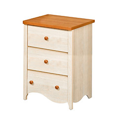 Image showing Wooden nightstand