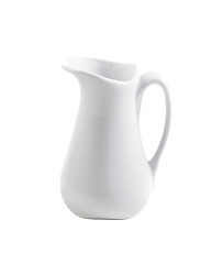 Image showing White milk pitcher