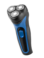 Image showing Electric shaver closeup