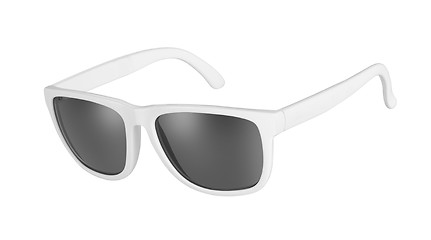 Image showing White sunglasses