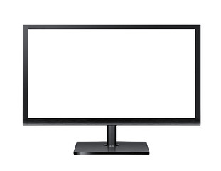 Image showing Computer monitor isolated on white