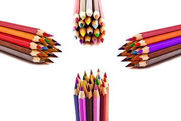 Image showing Color pencils isolated