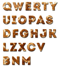 Image showing Letters from giraffe style 